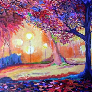 In Stock: Santa Fe Evening Acrylic painting-16x20
Also Avail: Digital File