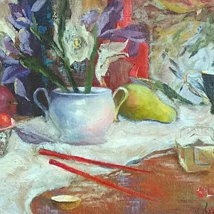 Instock:Oil on canvas Still life painting
12x16 on canvas
Available: Digital File