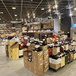 Italy and France Wines.