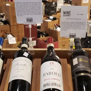 Barolo: King of Italian wines and often needs 10-years to be approachable.