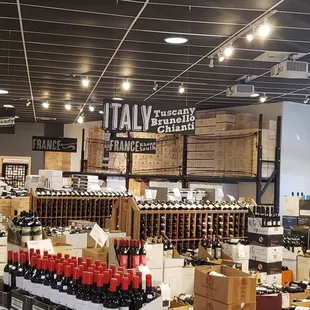 Organized by country and region(s) within. White wines are grouped elsewhere for ease of selection.