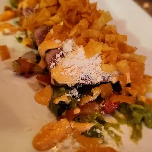 Tuna Tostada