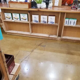 Interior-front counter
