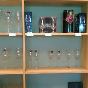 Glasses and wine to match