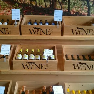 Wine Loft wines and boxes