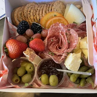 Small charcuterie board from Sprinkle of Graze.