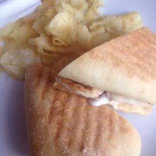 Chicken bacon ranch panini minus the tomatoes