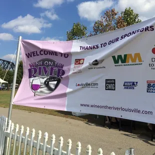 Set up in underway -- on the Big Four Lawn.