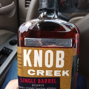 Knob Creek Barrel.
