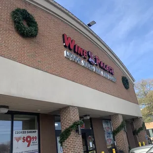 the front of the restaurant