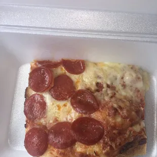 Slice of pizza 1.42$ , yummm!