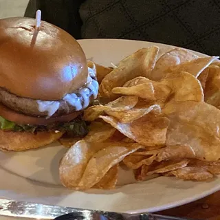 Portobello mushroom burger