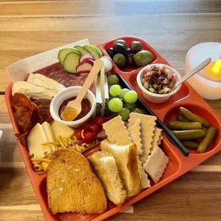 Meat and cheese board