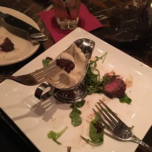 Heaven.   I don't like blue cheese so much but I love truffles-  and yes I am going to lick the bowl.    It's amazing!