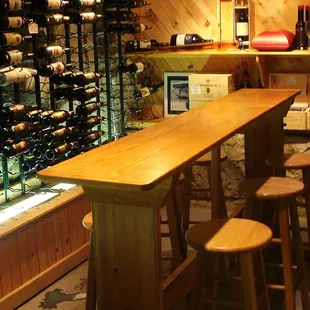 "The Underground"--our one-of-a-kind wine cellar.