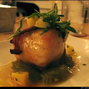 Pancetta Wrapped Diver Scallop