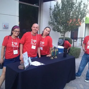 Shirley, Tony, Vanessa, wash hands!, Arvin.