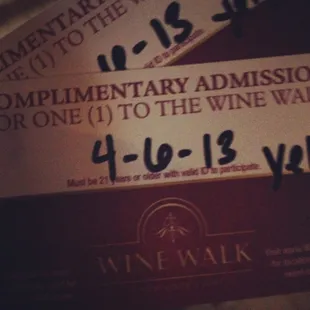 Thanks Roy E. Free tickets!