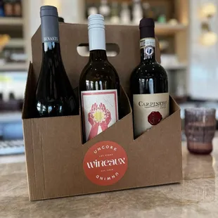 Our 6 pack wine purchase