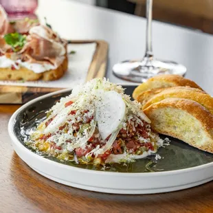 Light and fresh Beef Tartare.