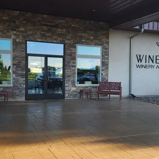 Entry from parking lot