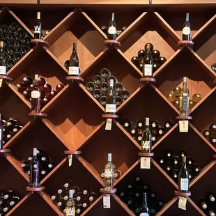 Wine display.