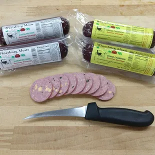 Our homemade summer sausage