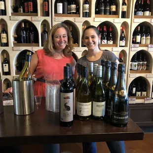 Our manager, Chelsea (left), and friend Jessica.