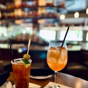 Bloody Mary, and Aperol Spritz