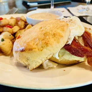 Chicken Biscuit - not on the menu, but give it a try