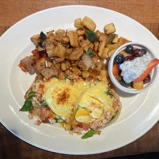 Butter Poached Crab Benedict