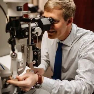 Dr. Matt Boswell Examining Patient