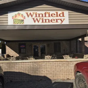 the front of the winery