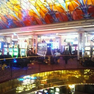 the inside of a casino