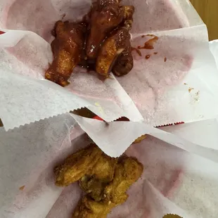 Honey bbq and lemon pepper