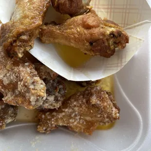 Butter wings &amp; garlic butter wings