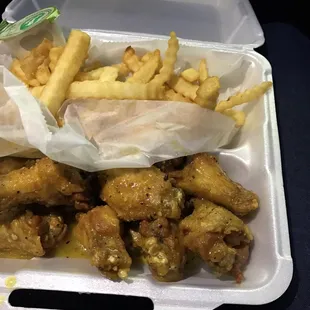 Lemon pepper and fries