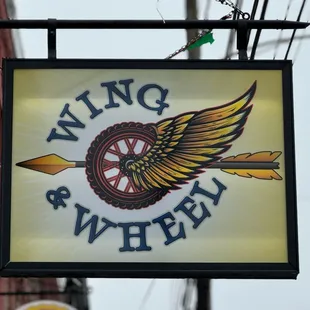 Look for the sign our front.