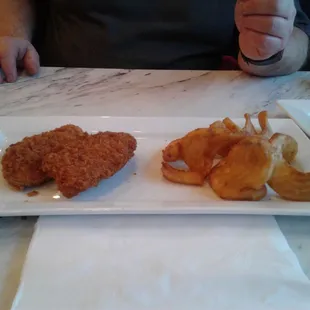 Fish and chips platter... Leaves you hungry for MORE!!!!!