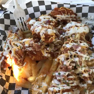 BBQ basket with buffalo instead