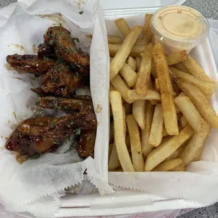 #66 and seasoned fries. Banging !