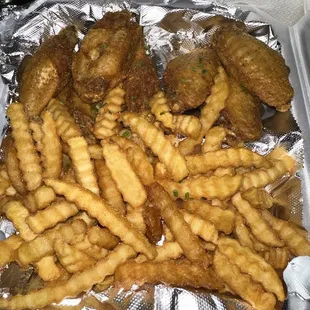 10 piece Lemon pepper wing combo