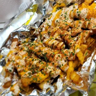 Cajun ranch cheese fries
