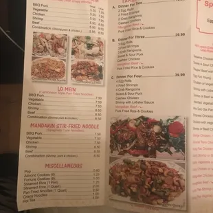Dinner Menu