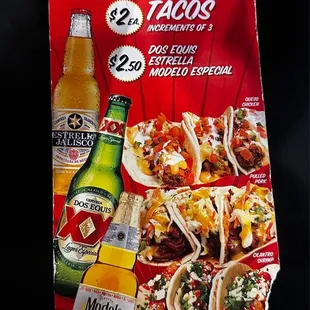 taco tuesday's taco and beer