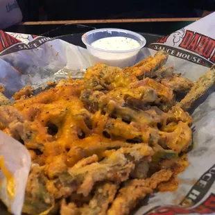 Fried Jalapenos! Yum and yum!