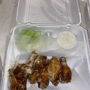 Garlic Parmesan wings