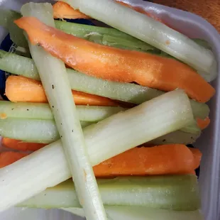 Carrots and celery