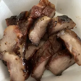Cha siu, tasty but super fatty