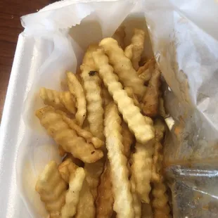 Cold nasty fries